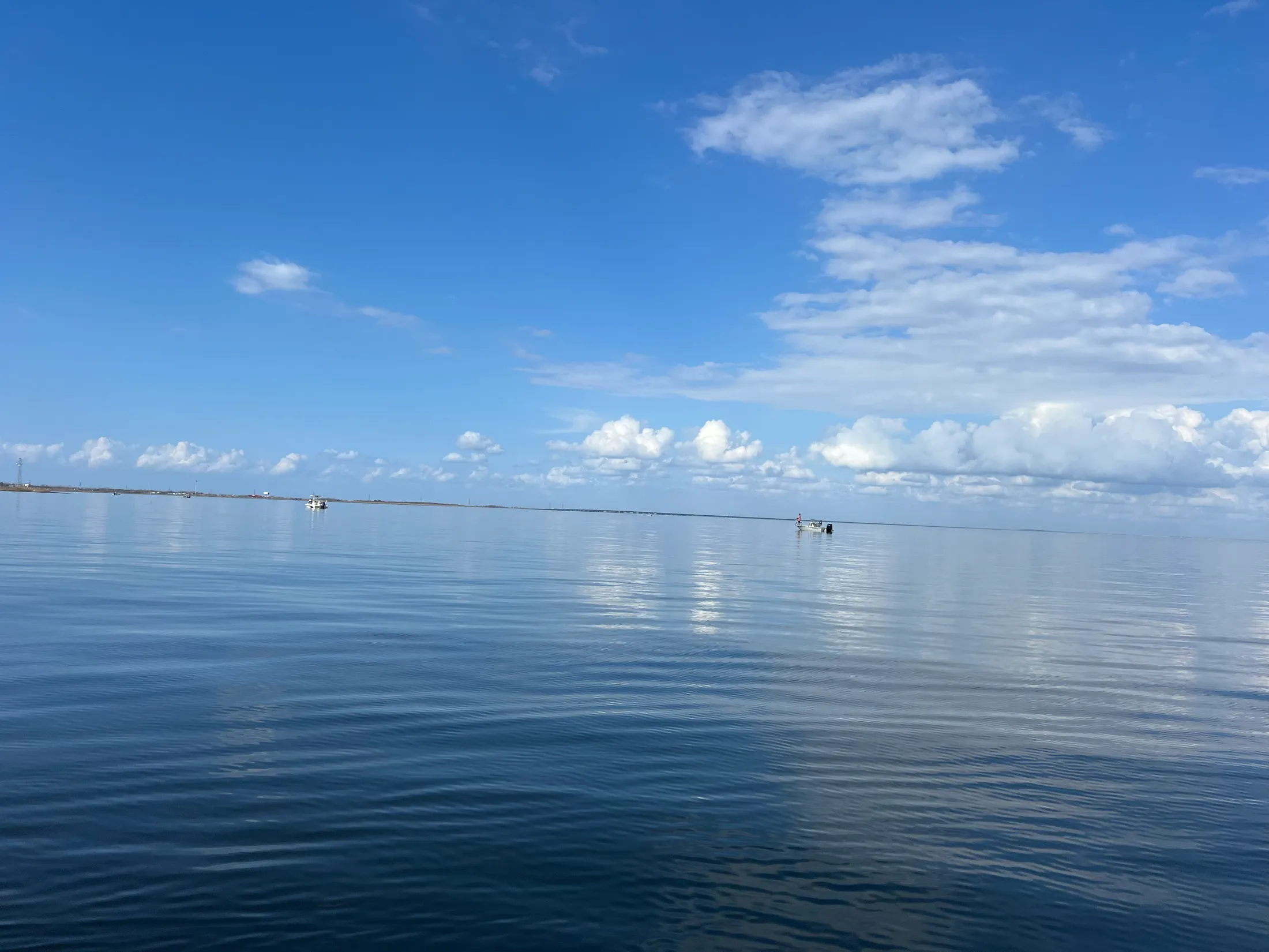 Mississippi Gulf Coast waters at sunset